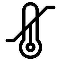 Temperature Icon Symbol For Packaging Design Standart