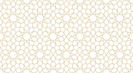 Seamless geometric pattern in authentic arabian style.