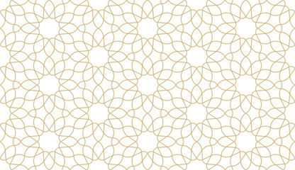 Seamless geometric pattern in authentic arabian style.
