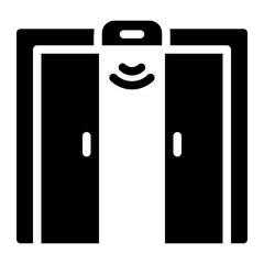 door glyph icon
