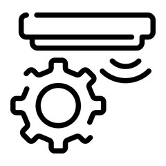 mechanical line icon
