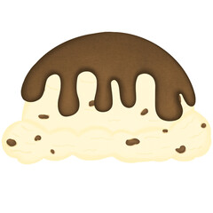 Chocolate chip Ice cream