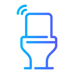 toilet gradient icon