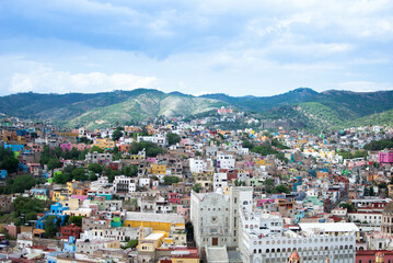 Fototapeta na wymiar mirador de Guanajuato