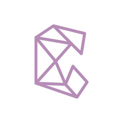 Monogram design vector logo. Monogram initial letter mark C logo design. Monogram design vector logo. Monogram initial letter mark C logo design simple C monogram