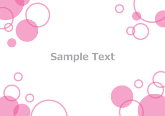 円（丸）のフレーム素材