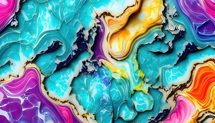 colorful background with water,  AI generated