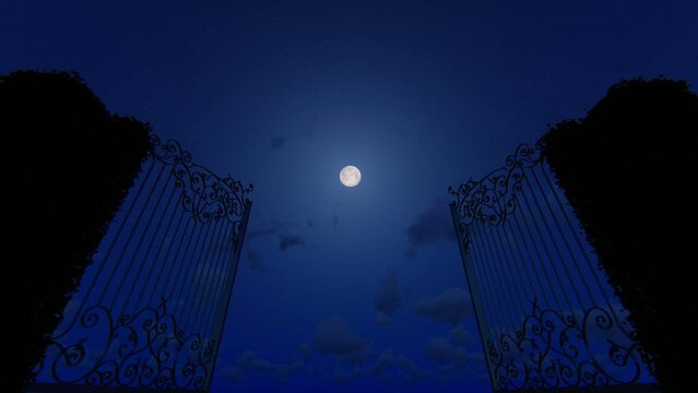 Gates To Heaven Full Moon animation 3d