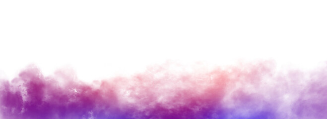Colorful fog Isolate Transparent Background