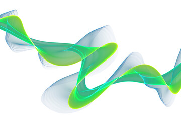 Abstract color ink and curved line art background