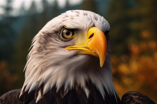 Bald Eagle, Wildlife Photography, Generative AI