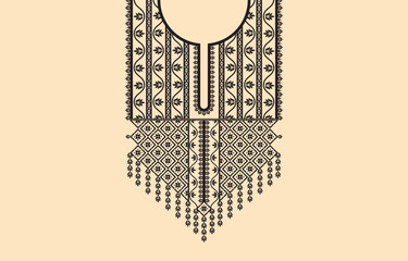 Necklace embroidery design 