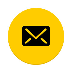 mail icon on button