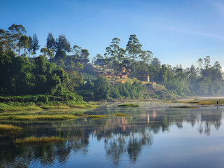 beautiful view at pengalengan, bandung