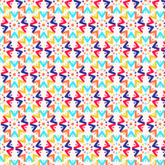 Modern geometric quit textile fabric background pattern