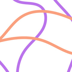 Pastel Purple Orange Lines Grid Background 