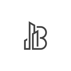 Creative Minimalist B Letter Logo Design