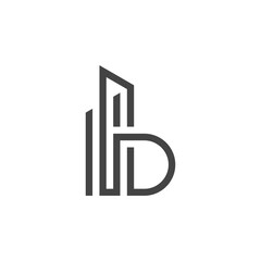 Creative Minimalist B Letter Logo Design
