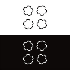 Circle vector logo template design . Circle icon illustration