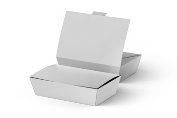 Premium Paper Food Box Mockup