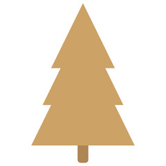 Obraz premium Tree Merry Christmas Icon