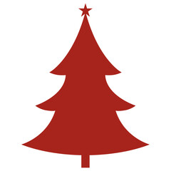Fototapeta premium Tree Merry Christmas Icon