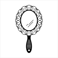 Handheld Mirror Icon M_2112002 © Ajay Shrivastava