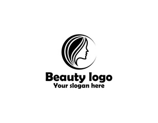 Luxury gradient beauty woman logo and business card design vector template. Logo can be used for icon, brand, identity, spa, feminine, and business company