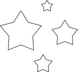 Obraz premium Shine icon, Star icon vector