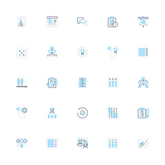 Project Management Duoline 2d Icon. Editable stroke. Pixel Perfect at 32x32