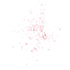 Watercolor splatter texture element.