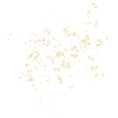 Watercolor splatter texture element.