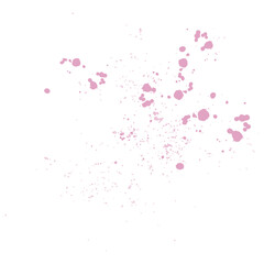 Watercolor splatter texture element.