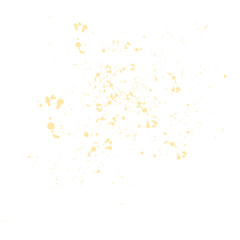 Watercolor splatter texture element.