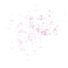 Watercolor splatter texture element.