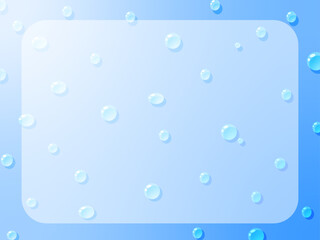 水滴の背景を使用！
