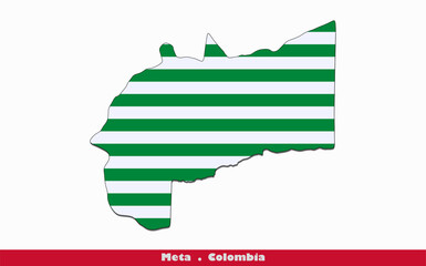 Obraz premium Meta Flag - Department of Columbia (EPS)