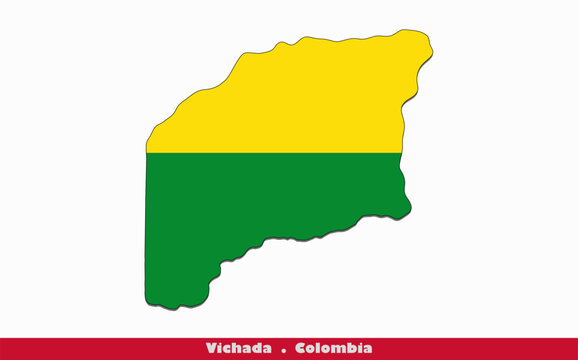 Vichada Flag - Department of Columbia (EPS)