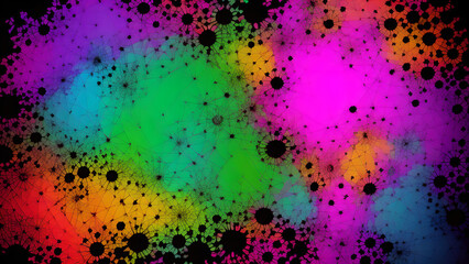 abstract colorful background with circles