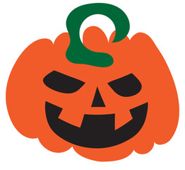 The jack o lantern pumpkin for halloween conten