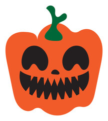 The jack o lantern pumpkin for halloween conten