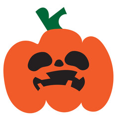 The jack o lantern pumpkin for halloween conten