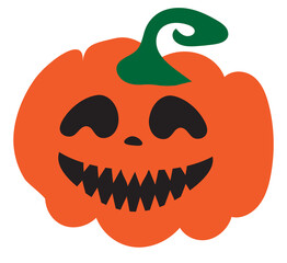 The jack o lantern pumpkin for halloween conten