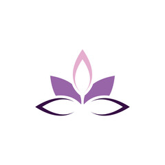 Ignite Lotus flower logo symbol