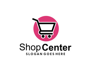 Online Shop Logo designs Template, Vector illustration