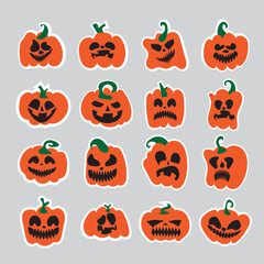 The jack o lantern pumpkin for halloween conten