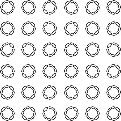 Abstract background with figures from lines. black and white pattern for web page, textures, card, poster, fabric, textile. Monochrome graphic repeating design.