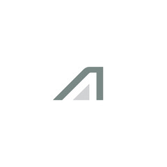 Letter A Logo Simple Design. Initial Letter A