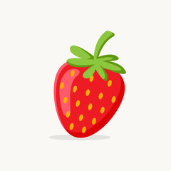 strawberry isolated on white background