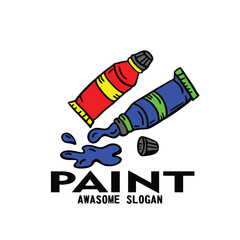 Design logo icon mascot character paint